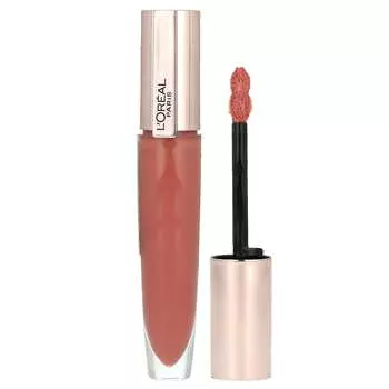 L Oral, Glow Paradise, бальзам-блеск, 50 оттенков Feather Fleur, 1 оттенок блеска для губ