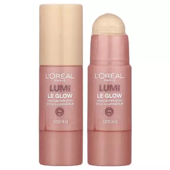 L Oral, Lumi, Le Glow, Highlighter Stick, 630 Glowy Crme Chic, 6.5g (0.22oz)