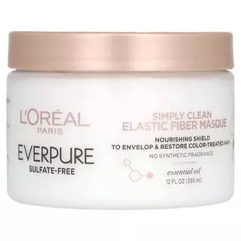 L Oral, Маска Simply Clean Elastic Fiber, 12 жидких унций (355 мл)