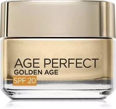 L Oral Paris Age Perfect дневной крем для зрелой кожи Golden Age Spf 20 TU прозрачный