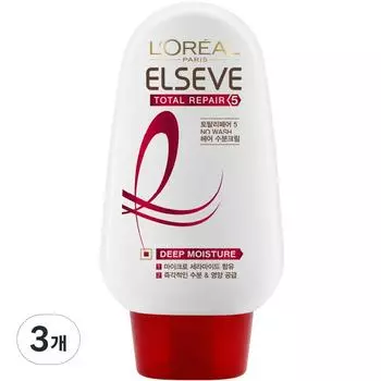 L Oral Paris Elsev Total Repair 5 Moisture ProX Увлажняющий крем для волос, 110 г, 3 упаковки