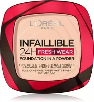 L Oral Paris Infallible Fresh Wear 24-часовая пудровая основа TU прозрачный