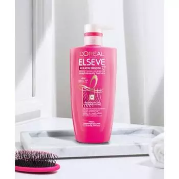L Oral Paris Keratin Smooth Шампунь 410 мл, 1 шт.