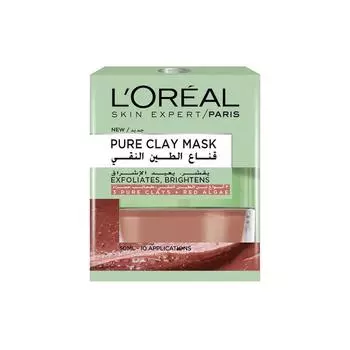 L Oral Paris - Маска для лица из чистой глины с красными водорослями -