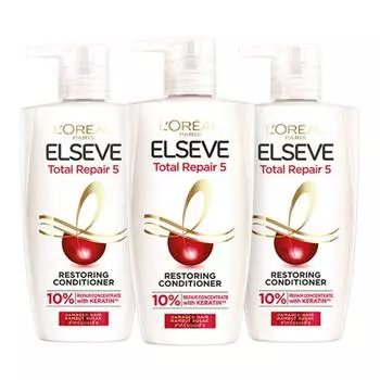 L Oral Paris Total Repair 5 Conditioner, 410ml, 3 units