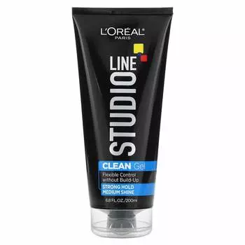 L Oral, Student Line Clean Gel, сильная фиксация, средний блеск, 6,8 жидких унций (200 мл)