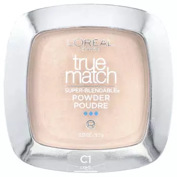 L Oral, True Match, Super Blendable Powder, C1 Alabaster, 0.33 oz (9.5 g)