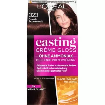 L Oreal Casting Cream Gloss Hair Dye Dark Chocolate 323