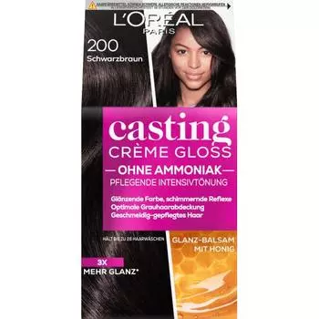L Oreal Casting Cream Gloss Краска для волос Черный Коричневый 200