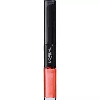 L Oreal Dual Lip Gloss & Balm 404 Coral Constant 5.6 мл