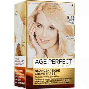 L Oreal Hair Color Age Perfect Light Blonde 10.13