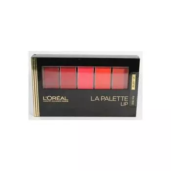 L Oreal LA Palette Lipstick #01 Ruby 5 цветов Красный, 1 шт.
