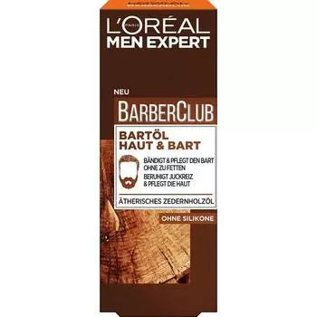 L Oreal Men Barber Club Масло для кожи и бороды Batol 30 мл