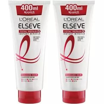L Oreal Paris Total Repair 5 Instant Miracle Hair Pack, 400 мл, 2 корейских средства по уходу за волосами