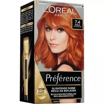 L Oreal Preference Hair Dye 7.4 Dublin 1st