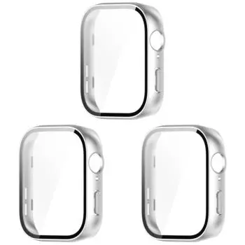 #L PC Watch Case Anti-Fall Full Coverage Frame for Huawei Watch Fit3 (Matte Silv