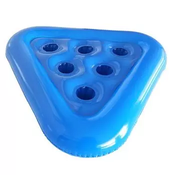 #L Плавающий надувной треугольный держатель для стаканов для бассейна, барный столик