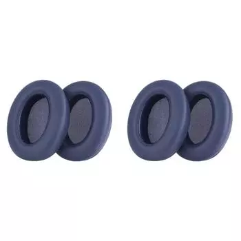 #L Replacement Earpads Protein Leather Ear Pads Cushion for Sony WH-XB910N (Blue