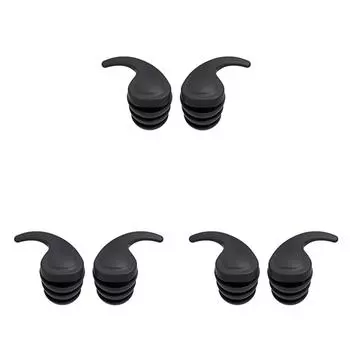 #L Силиконовые беруши для плавания Водонепроницаемые беруши для сна с шумоподавлением(черный)