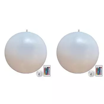 #L Светящийся надувной шар с пультом дистанционного управления, 16 цветов, светодиодный светящийся шар (90см)