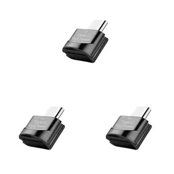 #L USB Type-C к адаптеру OTG для чтения карт памяти TF для мобильного телефона, ноутбука (черный)
