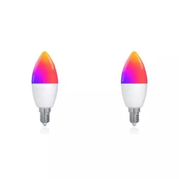 #L WiFi Smart E14 светодиодная лампа 16 миллионов цветов RGB 6 Вт 470 лм для Alexa Google Home