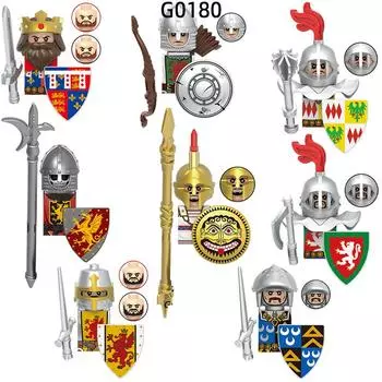 Львиное Сердце Греческий Гоплит Асперити Пехотинец Рыцарь Вознесения Лучник Передовая Модель Блоки MOC Кирпичи Набор Подарки Игрушки G0180