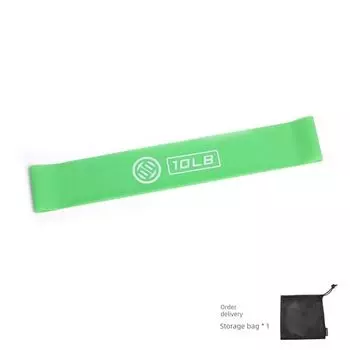 L Xiaojun (Luxiaojun) Yoga Elastic Force Circle Hip Strength Training Stretching Practice Hip Exercise Band Resistance Band Blast Ring-Green 10LB