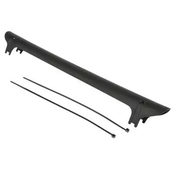 #L Защитная крышка для перьев рамы велосипеда, толстая резиновая защита перьев рамы (черный)