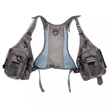 #L Жилет для рыбалки нахлыстом, регулируемый, для мужчин и женщин, защитные куртки для рыбалки с 10 карманами Blue