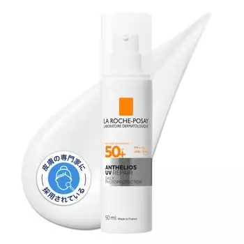 La Anthelios UV Repair Sensitive Skin Derma Cosmetics Roche-Posay [Солнцезащитная эмульсия] SPF50+ PA++++ белый
