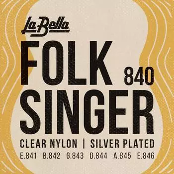 La Bella Classical Guitar Strings 840 Folksinger Ball-Ends