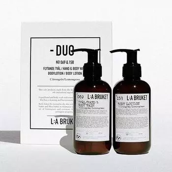 La Brunette набор для мытья рук и тела + лосьон для тела 190 мл (сорго лимонное)