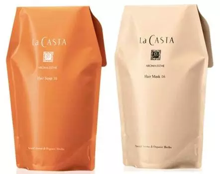 La Casta Aroma Esthe Мыло для волос 16 Маска для волос 16 сменных блоков Набор