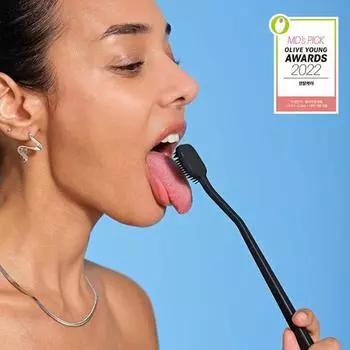 la dens Barrel Tongue Cleaner (Черно-белый) la dens Barrel Tongue Cleaner Black 8,910 won