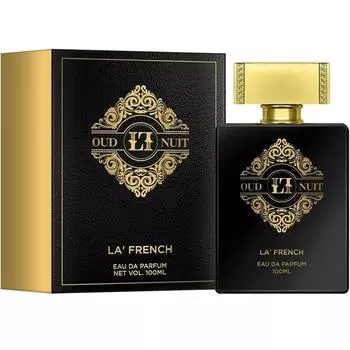 La French Oud Nuit Духи для мужчин 100 мл Eau De Parfum | Долговечность | Премиальный удовый аромат | Специально созданный роскошный удовый парфюм