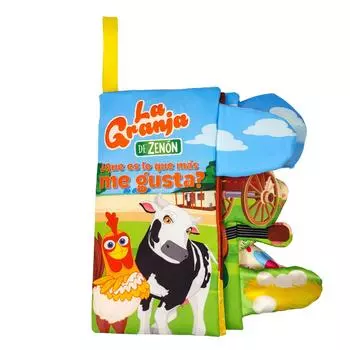 La Granja De Zenon Kids Cloth Book, Kawaii Animal Tear-Free Cloth Book, Игрушки для мальчиков и девочек, Подарок на день рождения