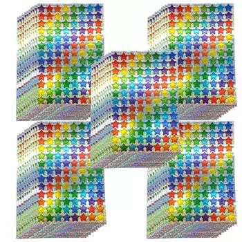 La Kissa Reward Stickers Cute Glitter Stickers Stars Toilet Training 1170 Pieces Glitter Stars (50 (Commercial Use))