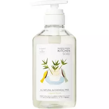 LA LESSIVE AU BAMBOU Bamboo Mineral Kitchen Soap 500 мл моющее средство из бамбука для использования на кухне [Organic Fresh] Без добавок Без химикатов