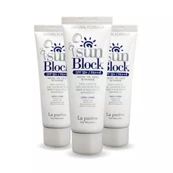 La Pureve UV Солнцезащитный крем SPF50+ PA+++ 50мл*3Pcs/5Pcs/10Pcs 3Pcs