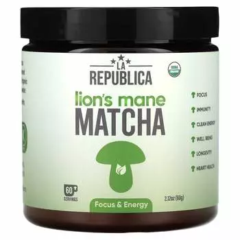 LA Republica, Матча с грибами-вертолетоносами, 60 г (2,12 унции)