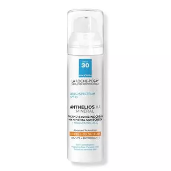 La Roche Posay Anthelios Mineral SPF 30 Увлажняющий крем для лица с гиалуроновой кислотой, 1,7 унции