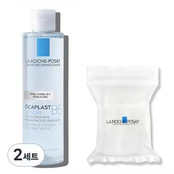 La Roche-Posay Cicaplast Toner 200 мл + 30 веганских ватных дисков, 2 набора
