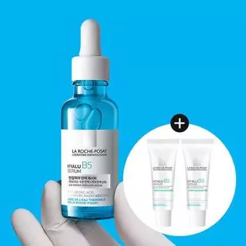 La Roche-Posay Hyalu B5 Serum 30 мл специальный (+3мл*2 дополнительный подарок) Hyalu B5 Serum 30ml Special