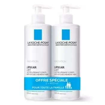 La Roche-Posay Lipikar Body Milk 400 ml*2 (body lotion)
