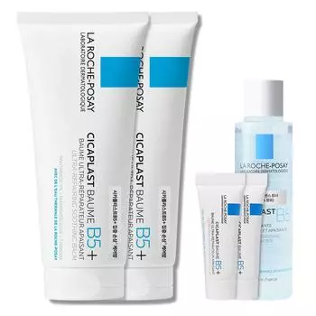 La Roche-Posay НОВЫЙ бальзам Cicaplast B5+ 100 мл x 2 шт + тоник Cica 50 мл + бальзам Cica 3 мл x 2 шт набор, 1 набор