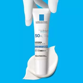 La Roche-Posay Uvidea Anthelios Tone-Up Light Cream 30мл, Корейский солнцезащитный крем