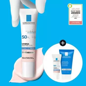 La Roche-Posay Uvidea Anthelios Tone Up Rosy 30ml Special, Корейский солнцезащитный крем Uvidea Clear 30ml plan
