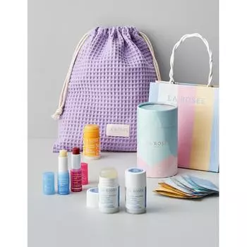 La Rose Best Double Special Set Увлажняющий карандаш 2 + питательный бальзам для губ + бальзам Tintrip Pouch + сумка для покупок в комплекте