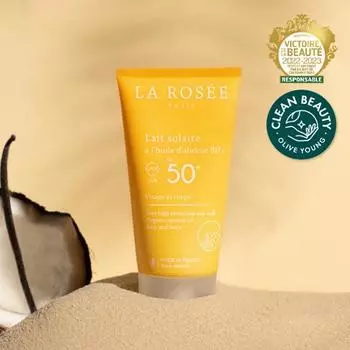 LA ROSEE Large Capacity Clean Sun Cream SPF 50+ PA++++ 150ml (Waterproof)
